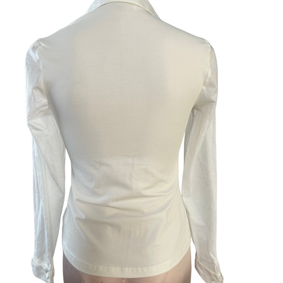 Anne Fontaine Ermine blouse NWT in moon white. Size 36 (equivalent to 0/2) - Picture 5 of 16